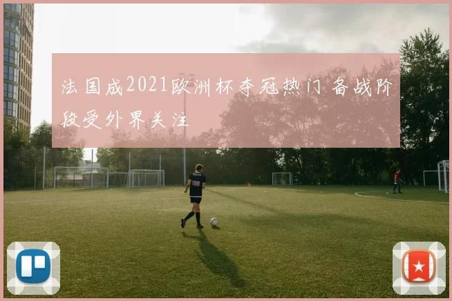 法国成2021欧洲杯夺冠热门 备战阶段受外界关注