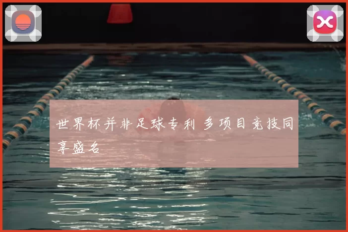 世界杯并非足球专利 多项目竞技同享盛名