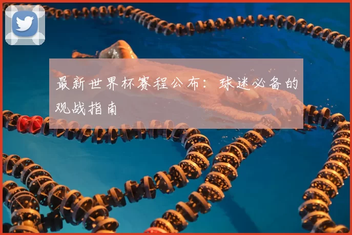 最新世界杯赛程公布：球迷必备的观战指南