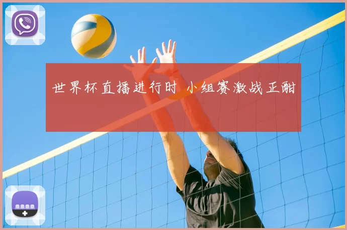 世界杯直播进行时 小组赛激战正酣
